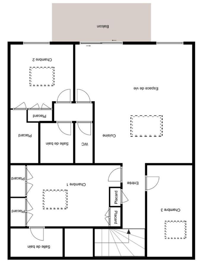 Apartment Modern 3 Bed Penthouse Apartment, Balcony & Garage, Close To Village & Bus